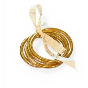 New! Plunder Gold Glitter Tube Bangle Bracelet Set